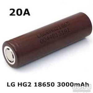 LG HG2 18650 - 3000mAh 20А
