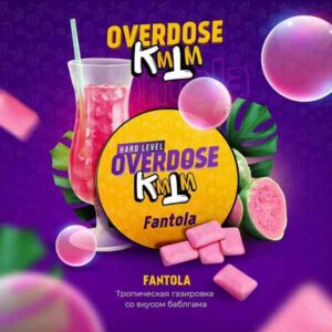 Overdose 25гр - Fantola (Тропическая газировка со вкусом баблгама)