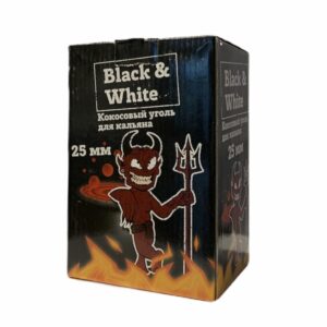 Уголь Black & White 25мм. 72шт. (1кг)