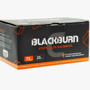 Уголь Black Burn 25мм 72шт