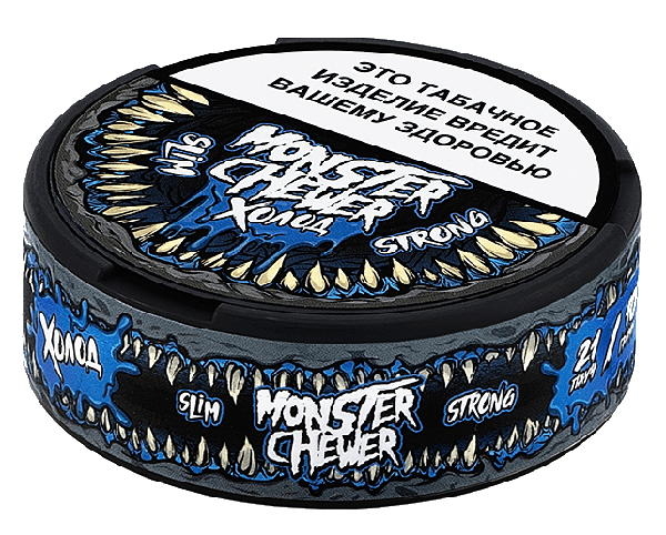 Жевательный табак Monster Chewer Slim (Strong) - С ароматом Холод 1 Жевательный табак Monster Chewer Slim (Strong) - С ароматом Холод
