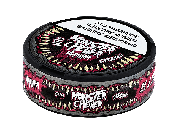 Жевательный табак Monster Chewer Slim (Strong) - С ароматом Малина 1 Жевательный табак Monster Chewer Slim (Strong) - С ароматом Малина